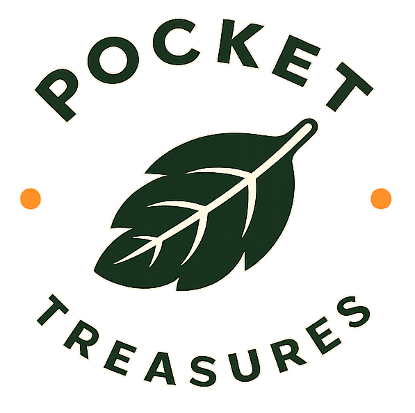 PocketTreasures alternate circular badge logo